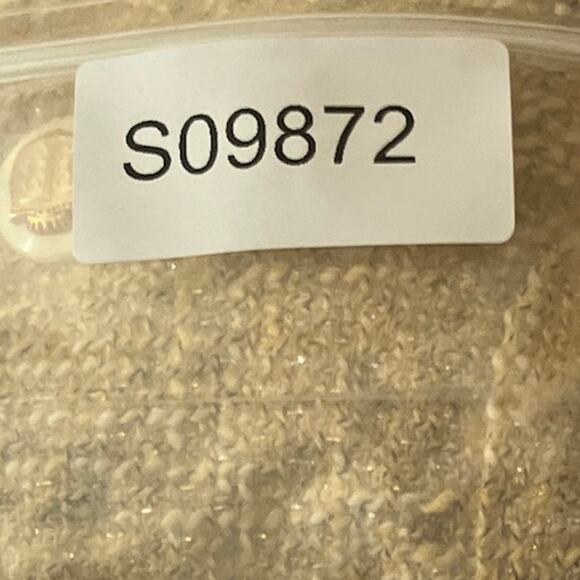 Talbots Womens Jacket Gold Tweed Classic Jackie O Blazer Lined Cotton Blend 6P - Picture 12 of 12